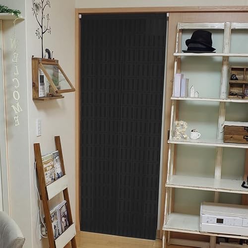 間仕切り断熱エコスクリーン 帝人のエコリエ使用 100×250cm リビング階段の断熱に 日本製 (ストライプ ブラック)