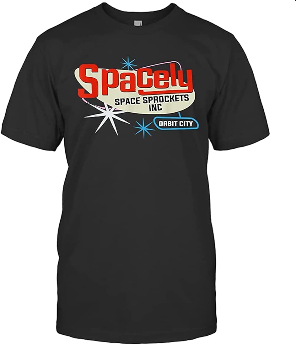 POJ Spacely Space Sprockets Inc, klassisches TShirt Gr. XL, Schwarz
