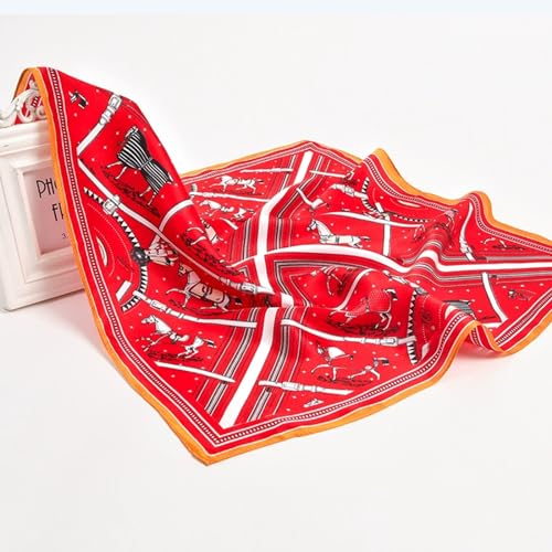 Fashion Hair Scarf for Women Soft Silk Feeling Head Scarves Head Wrap Square Bandanas 21 x 21 inches3