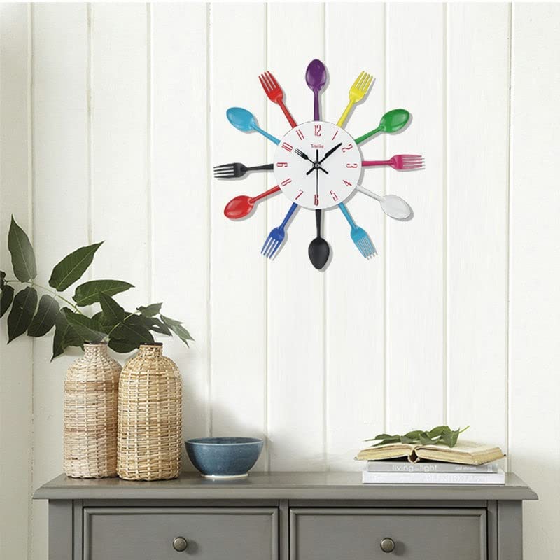 Horloge murale salon moderne électronique silencieuse pour maison et cuisine