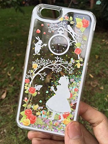 iPhone 8 Case/iPhone 7 Case(4.7inch),Blingy's Cool Flowing Liquid Glitter Style Plastic Hard Case for iPhone 8/iPhone 7 (Alice) iPhone 8 Case/iPhone 7 Case(4.7inch),Blingy's Cool Flowing Liquid Glitter Style Plastic Hard Case for iPhone 8/iPhone 7 (Alice)