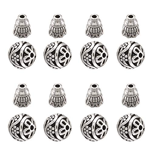 Utilizzo: Adatte da combinare e abbinare con perline diverse per realizzare collane, bracciali, orecchini e altri gioielli artigianali. Con un design sofisticato e misterioso, aggiungono una nota speciale ai tuoi gioielli.