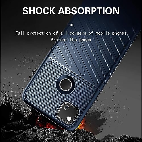 Image of Shockproof Back Cover Case for Google Pixel 4a 4G | 360 Degree Protection | Protective Design | Anti-Scratch Tough Slim TPU Case for Google Pixel 4a 4G (Blue)