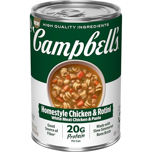 Image of Campbell's Protein Homestyle Chicken and Rotini Soup, 16.1 Oz Can