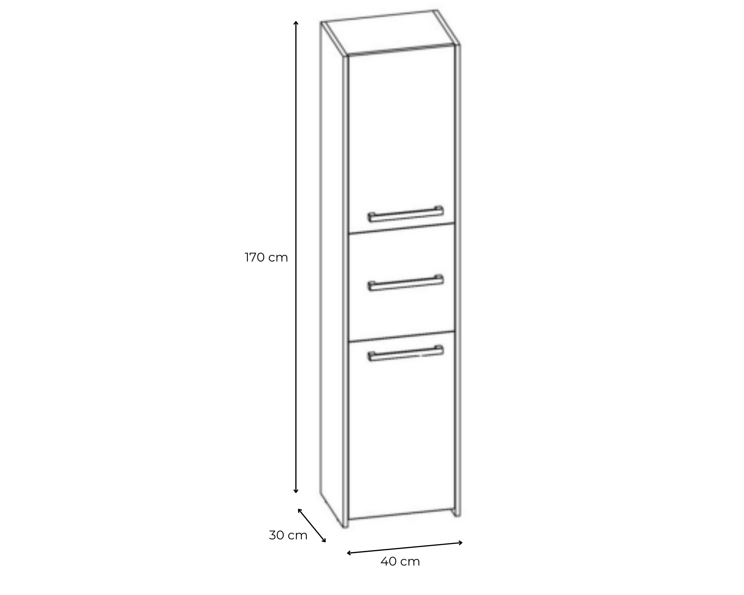 3E 3xE living.com Mobile bagno moderno in 5 colori. Colore Bianco