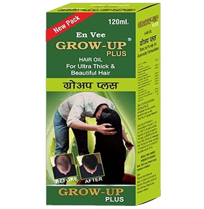 EN VEE Grow Up Plus Ayurvedic Hair Oil, Hairfall Breakage Control Natural Oil-120ML (Pack of 1)