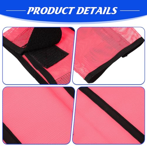Image of Set of 12 Mesh Fly Boots for Horse Breathable Mesh Horse Boots Protective Horse Leg Loose Wraps Horse Leggings for Preventing Flies and Mosquitoes Bites