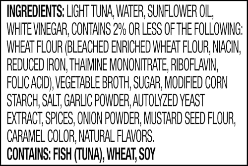 Image of StarKist Tuna Creations Herb and Garlic Pouch (2.6 oz - 12 Pack) Wild Caught, High Protein Shelf Stable Seafood, No Draining, Ready to Eat for Salads and Sandwiches