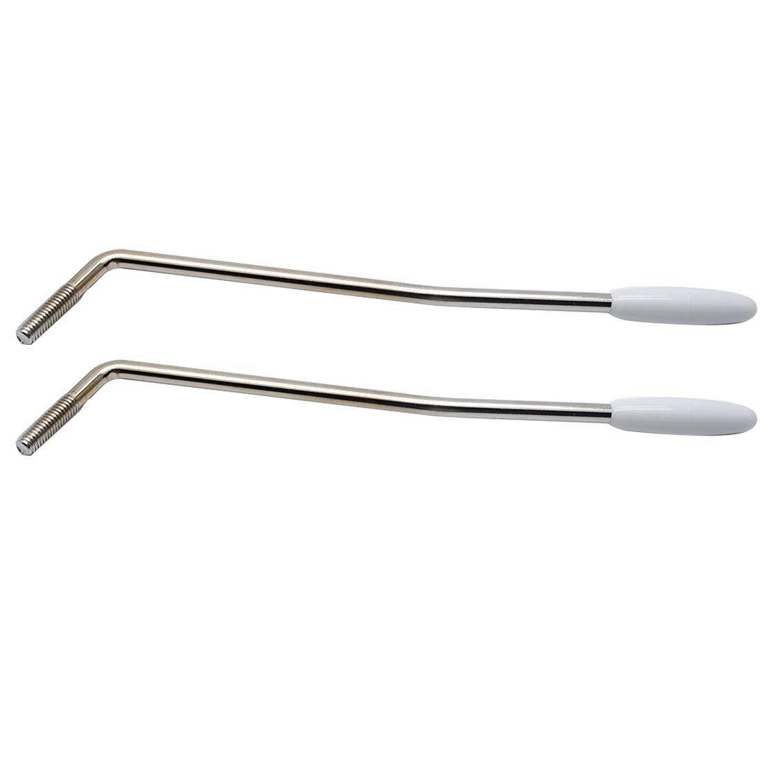 Hordion 2 Pcs 6mm 5 mm Single Tremolo Arm Thread Metal Whammy Bar with Tip for Stratocaster Electric Guitar Tremolo System