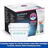 Aqua Optima Evolve+ 30 Day Water Filter Cartridge, 12 Pack, Compatible With Brita Maxtra and Maxtra+, 12 Months Supply, EPS212 - Image 2