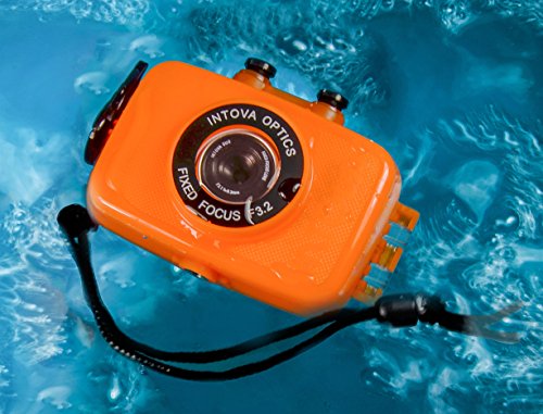 Intova Duo Waterproof HD POV Sports Video Camera, Orange