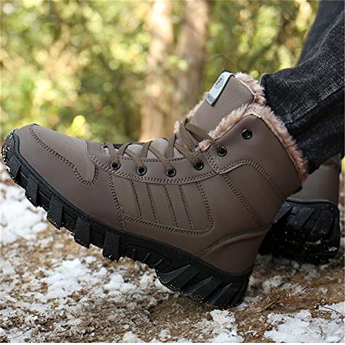 Minjet Stivali da Neve Uomo Inverno Impermeabile