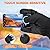 Heated Gloves, 4000 mAh Rechargeable Heated Gloves for Men Women, Electric Heated Gloves 3 Heating Level, Winter Touchscreen Warming Gloves, Waterproof Gloves for Outdoor Skiing Working Motorcycling