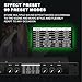 Geuxe Professional Digital Reverberation Multi Effect Processor Audio Processor Equalizer Easy Install US PLUG, black, 500714569A2