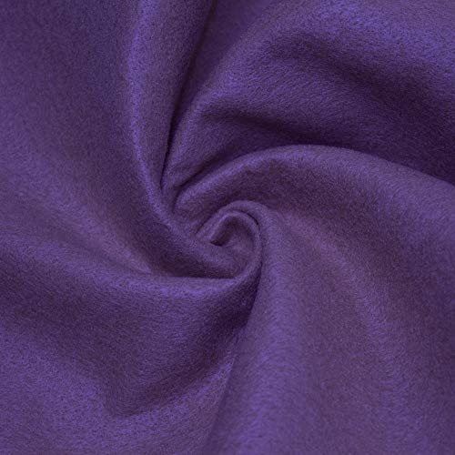 AK TRADING CO. 72-Inch Wide 1/16 Thick Acrylic Felt Fabric for Arts & Crafts, Cushion and Padding, Sewing Projects, Kids School Projects, DIY Projects & More. - Dark Lavender, 5 Yards