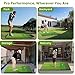 Golf Mat, 5x4ft & 6x4ft Extra Large Integrated Tri-Turf Golf Hitting Mats Practice Outdoor & Indoor, Premium 26mm Thick Durable Artificial Turf Matt for Backyard Training Driving Chipping, Swinging