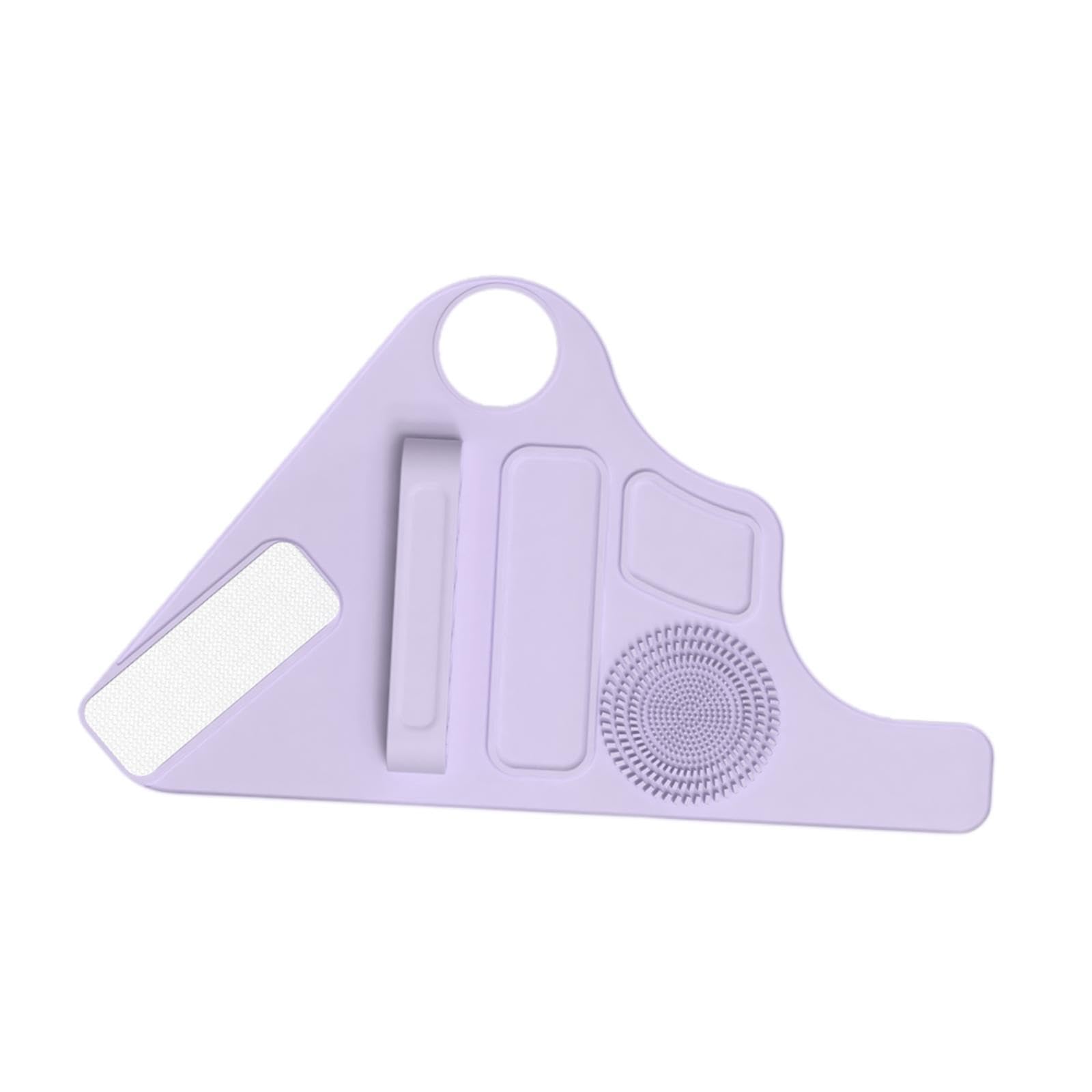 CALANDIS™ Silicone Makeup Pad Storage Makeup Brush Cleaning Mat for Art Supplies Brush Purple | Brush Cleaners | Makeup Tools & Accessories | Makeup 1