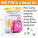 Creativity for Kids Bubble Gems Backpack Keychain: Kitty Princess, Mini Diamond Painting Kits for Kids, Arts and Crafts for Kids, Easter Basket Stuffers & Princess Toys for Girls (Ages 6+)