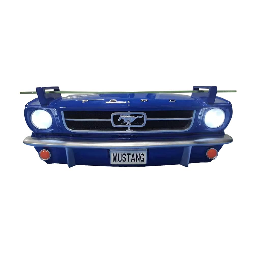 壁掛けシェルフ　1964マスタング ブル 壁掛けシェルフ 1964マスタング ブル 壁掛けシェルフ 1964