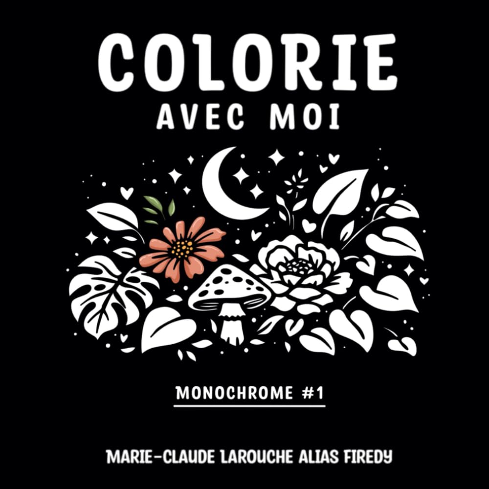 Colorie avec moi: Monochrome #1 (Colorie Avec Moi By Firedy)