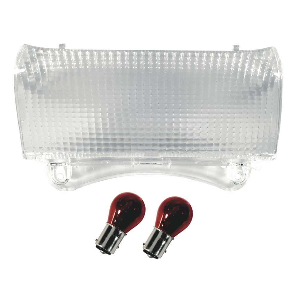 OMOLOGATA AMAS The Best Lente trasparente fanale posteriore per Yamaha T-MAX 500 2001/2007 OMOLOGATA