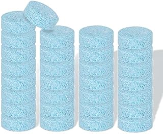 Wemk 30PCS Car Windshield Glass Concentrated Washer, Car Effervescent Washer Tablets, Glass Solid Wiper Cleaning Tablets for Car Window Kitchen, 1 Tablet = 4 Liter Windscreen Washer Fluid