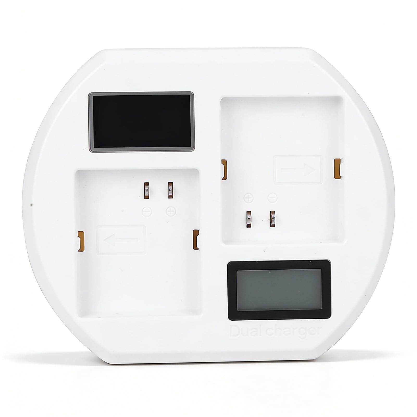 Caricabatterie, Videocamera Caricabatterie Rapido per Batteria USB per Arlo Pro 2/Pro/Walk Light Batteria Caricabatterie Base Intelligente LCD a Doppia Carica