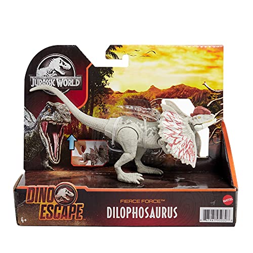 Jurassic World GWY30 - Dino-Angriff Dilophosaurus Dinosaurier-Actionfigur mit beweglichen Gelenken, Dinosaurier… – Bild 7