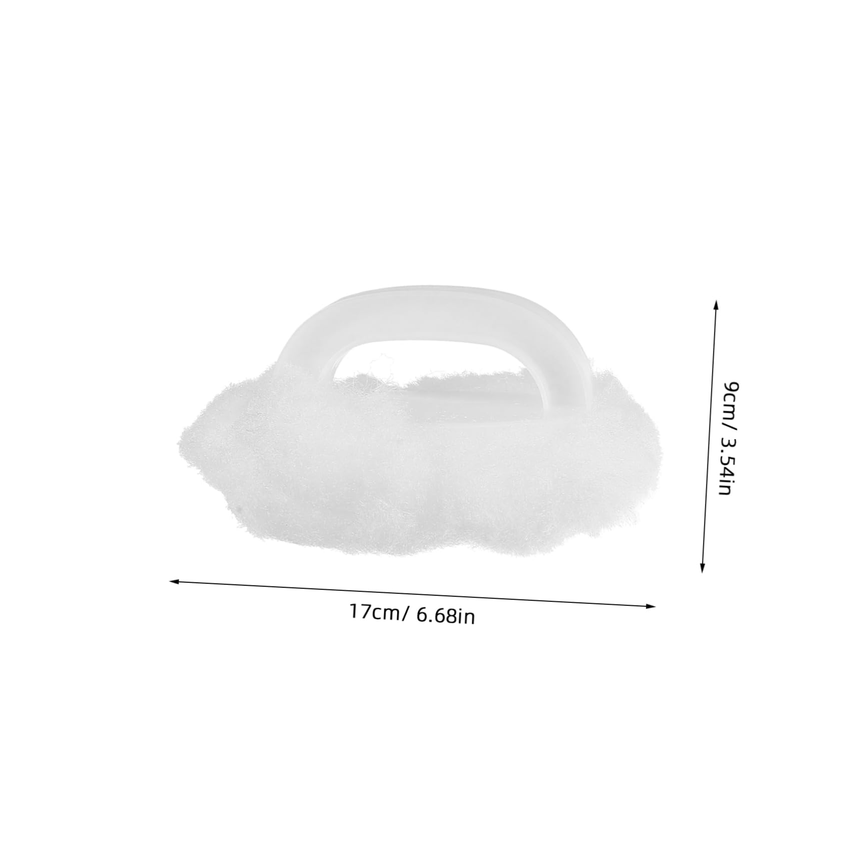 VICASKY Bathtub Cleaning Accessory Set 4pcs Long Handle Scrub Brush for Ceramic Steel Tubs