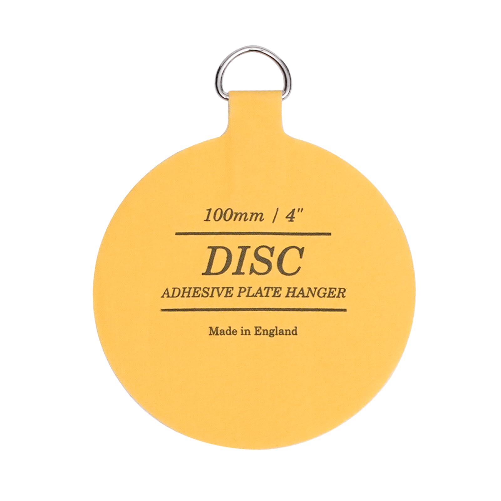 Winsome Yellow Disc Plate Hangers For Walls - Strong Invisible Plate Holder Self Adhesive Stick On Hooks Picture Hanging Wall Plate Holder (100Mm / 4'')