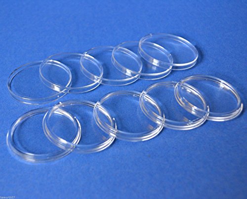 (10) Air-Tite H-39 Direct Fit Coin Holder Capsules For 1Oz Silver & Copper Rounds And Casino Chips #TOP3