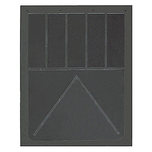 Buyers Solid Rubber Semi-Truck Mud Flaps - Pair, 24in.W x 30in.H, Black, Model Number B30SPP