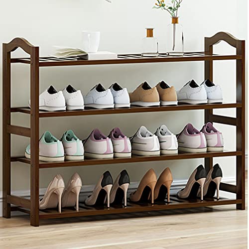 zapatero armario exterior Zapatero estante de entrada de bambú de varios niveles organizador de almacenamiento estante multifuncional para el hogar ideal para pasillo sala de estar y dormitorio