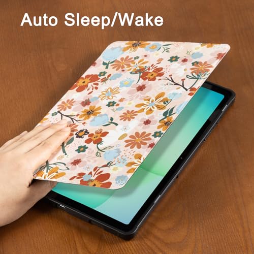 Image of CoBak Case for Samsung Galaxy Tab A11+ Plus 11 inch 2025, Multi-Viewing Angles, All New PU Leather Folio Stand Cover with Auto Sleep Wake Feature for Samsung Galaxy Tab A11+ Tablet 11-inch, Tan Jas