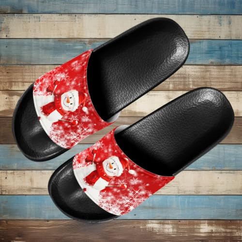 Image of Footwear for Mens Open Toe Athletic Sandals Anti-Slip Sole Slide Sandals Pillow House Flat Shoes Comfortable Slip On Slippers for Indoor & Outdoor