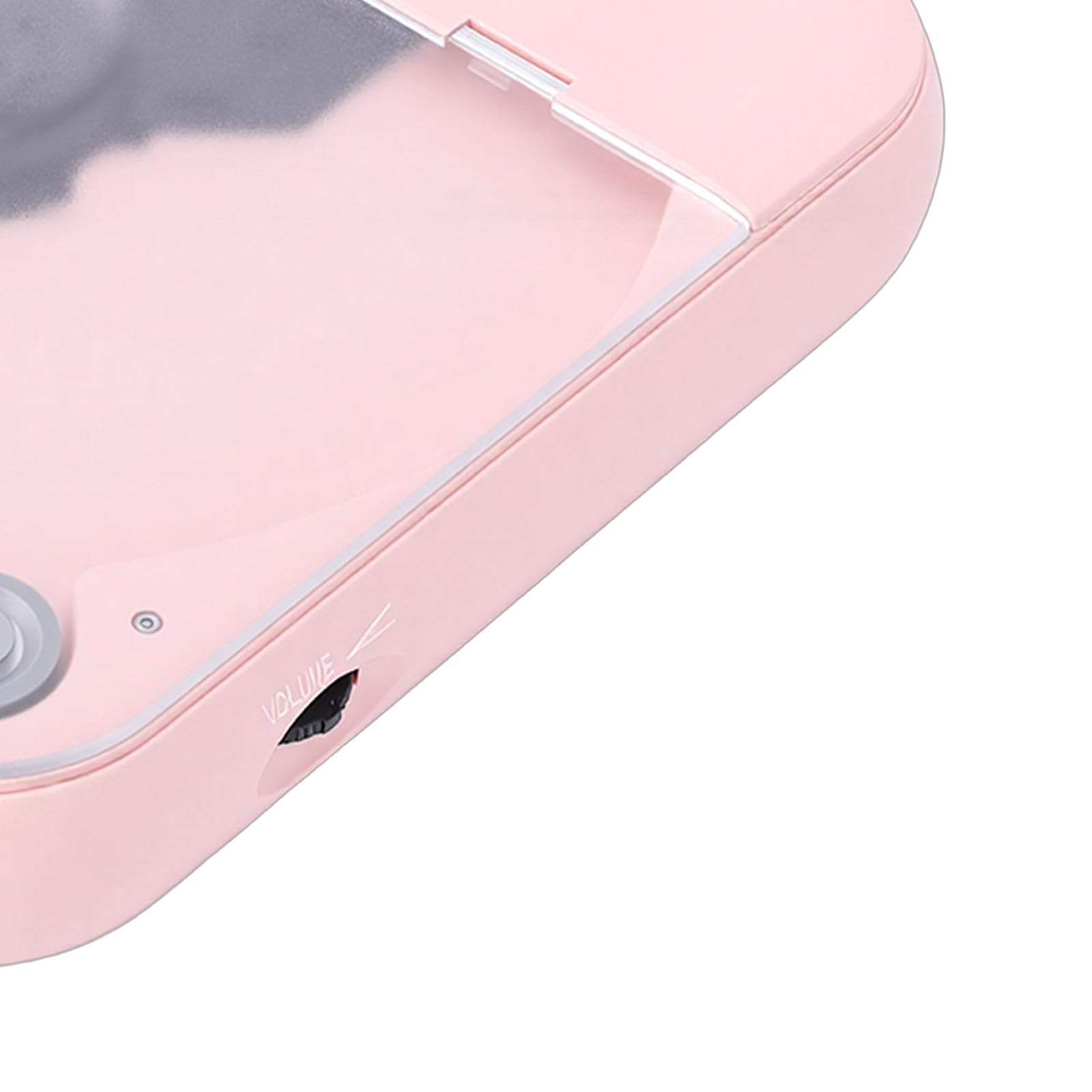 SIXRUN Lettore CD Portatile, Lettore CD Ricaricabile Bluetooth 5.3 con Doppi Altoparlanti Stereo e Batteria da 2000 MAh, Cuffie LCD USB AUX per Viaggi all'aperto in Auto a Casa (PINK)