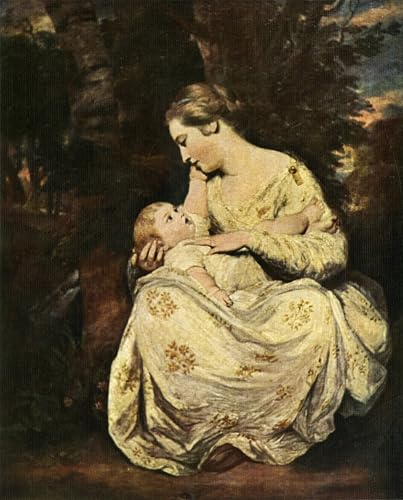 Cuadro al óleo de Joshua Reynolds: La señora Hoare y el niño para decoración, 60x90cm