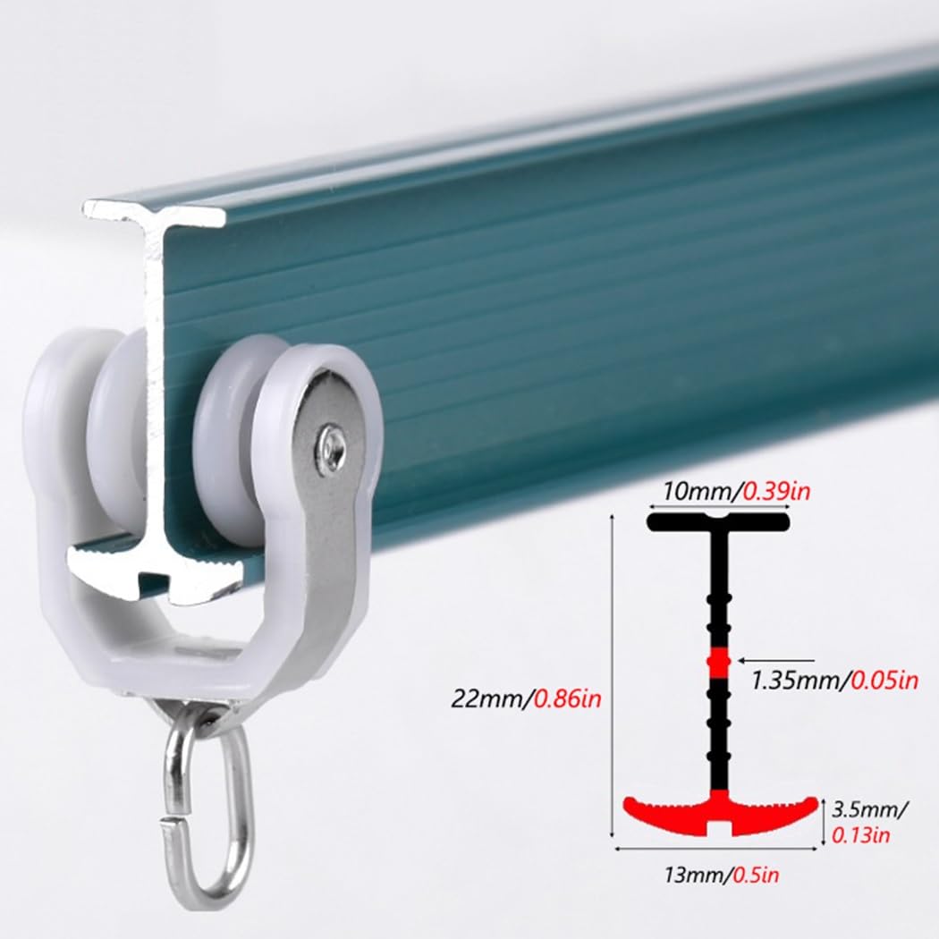 Barre de douche flexible en aluminium double courbe pour montage mural et plafond 130 cm pour baie et douches Blanc H rouille