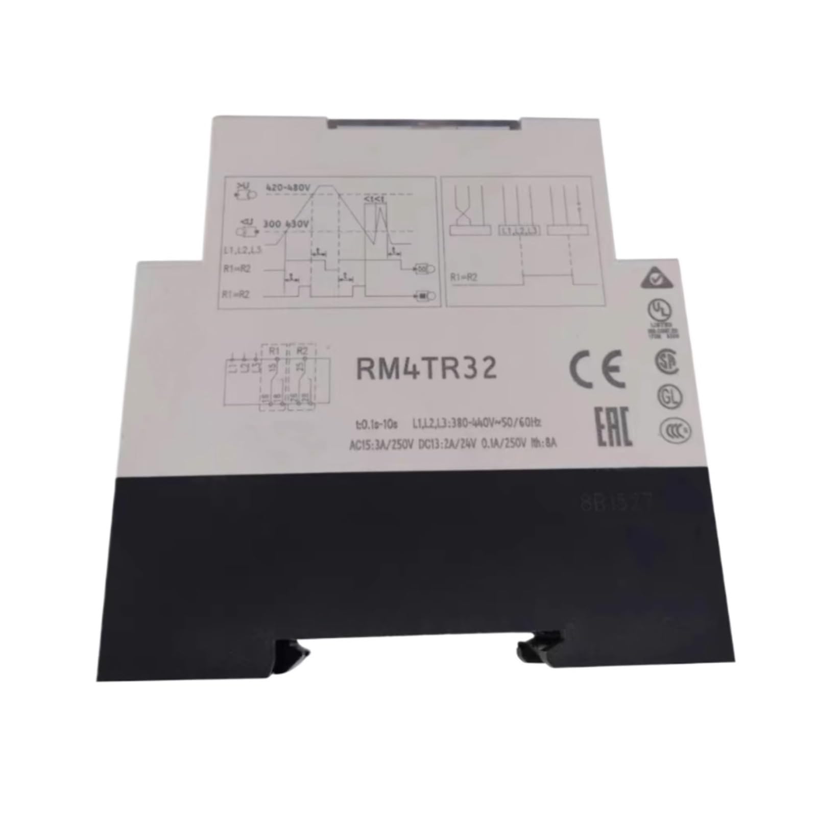 Relais de phase RM4TR32 avec indicateur LED et surveillance de sous-tension