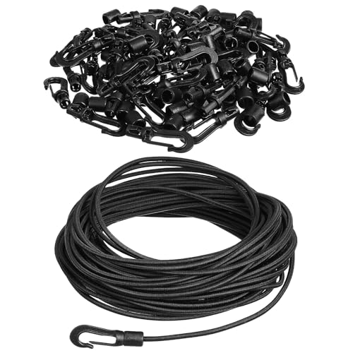 Cuerda elástica para kayak Baluue con ganchos de nylon para amarre seguro