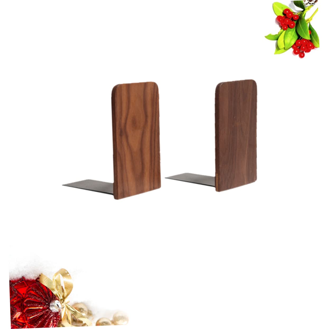 Lot De 2 Serre-livres En Bois Motif Hibou Blanc - Hauteur 15.2 Cm, Décoration Et Rangement Pour étagères, Bureau Ou Maison