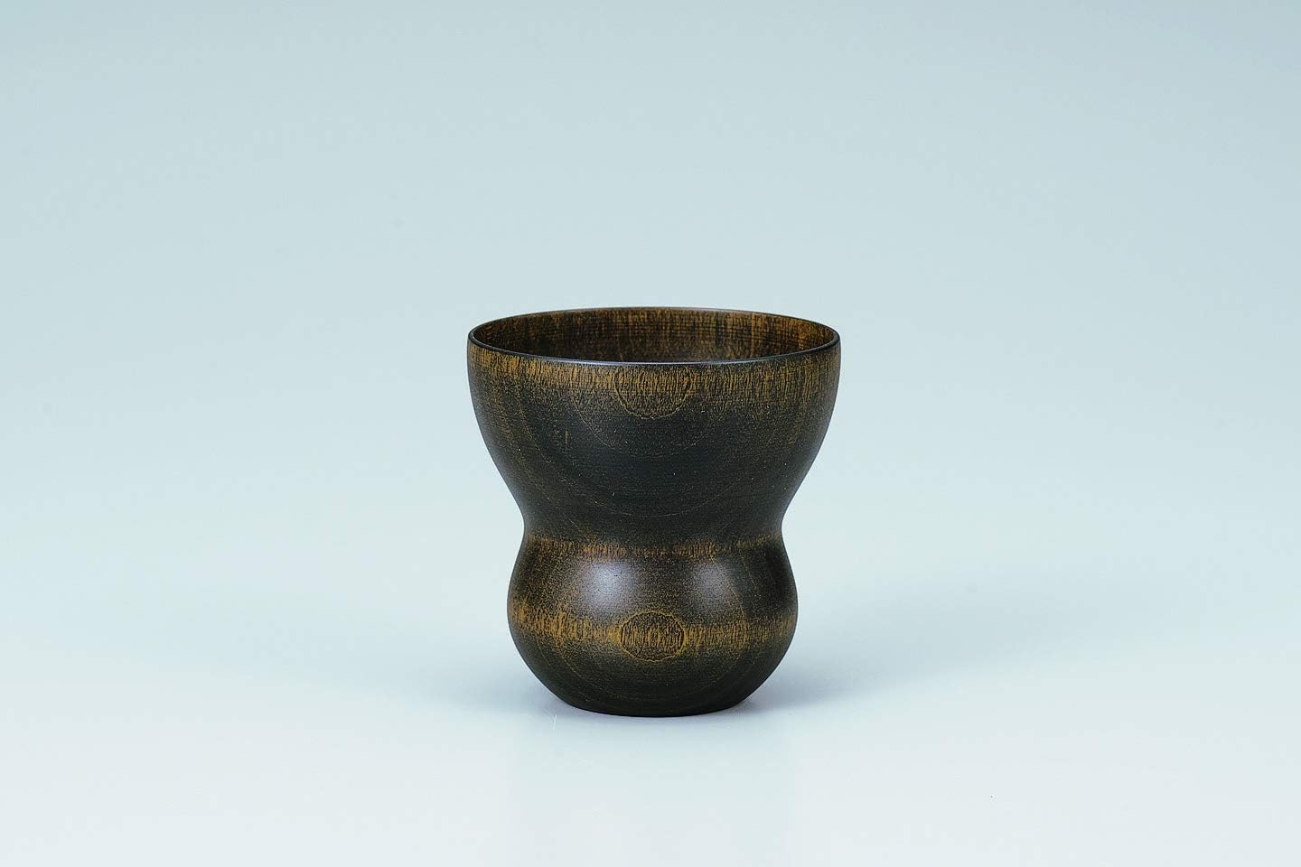Tsuchiya Lacquerware 34-1514 FORM Sake Cup, Black, Diameter 2.8 inches (7.0 cm), Wooden Pot, Daruma Black