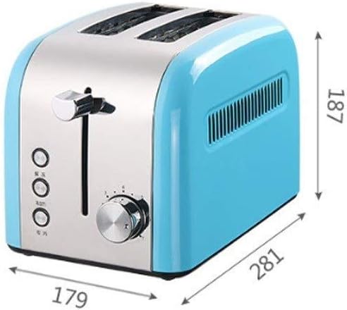 2-Slice Extra-Wide Slot Toaster with Cool Wall, Shade Selector, Toast Boost, Auto Shut-Off and Cancel Button (Color : Pink) (Pink)