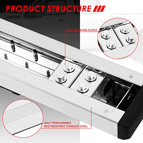 Estribos laterales para Ford F-250/F-350/F-450/F-550 1999-2016 miniatura 3