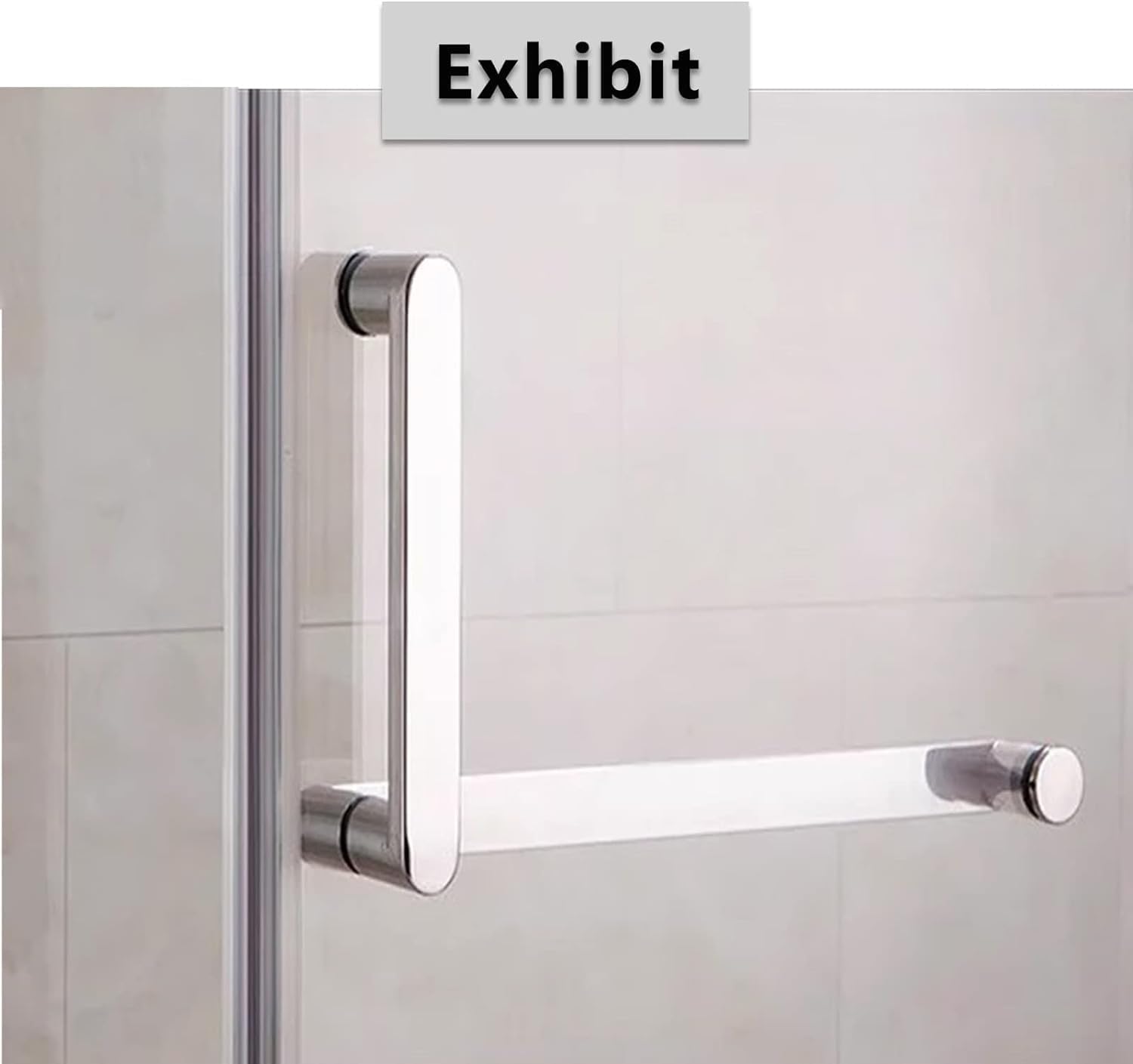 ドアプルハンドル、ゲートホットベッドハンドル、インテリアシャワーグラブバーミラーノブ、バスルームガラスドアハンドルバックツーバックポ