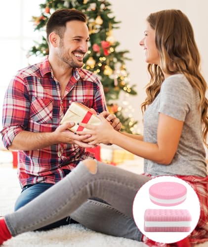 Image of Taba Squishies, Soft Silicone Stress Relief Toys for Adults & Kids, Fufu Squishy Anxiety Relief Set, Squishy Sensory Fidget Toys for Office, Study, and Travel (Pink)