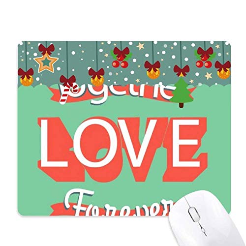 Tapis de souris Valentin Together Love Forever : cadeau de couple romantique en caoutchouc antidérapant
