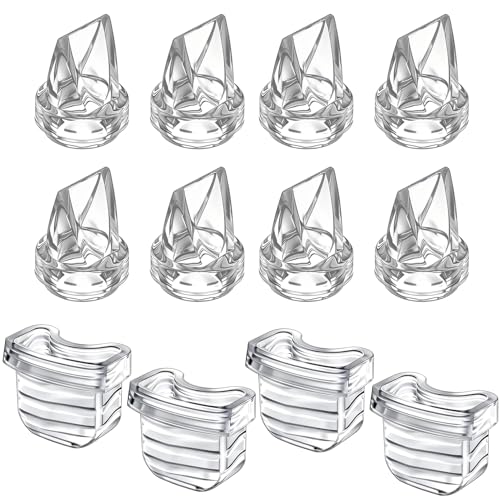 8 válvulas y 4 diafragmas de silicona compatibles para extractor de leche miniatura 1