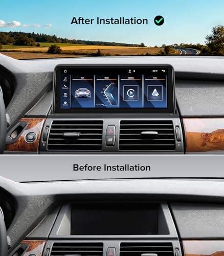 AINAVITO 10.25" Linux CarPlay Radio for BMW X5 E70/ X6 E71 (2011-2013) - image 4