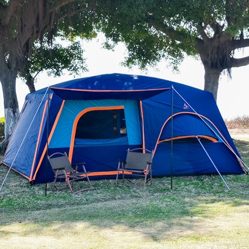 Carpa Familiar Extra Grande KTT 12-14 Personas 2 Habitaciones miniatura 3